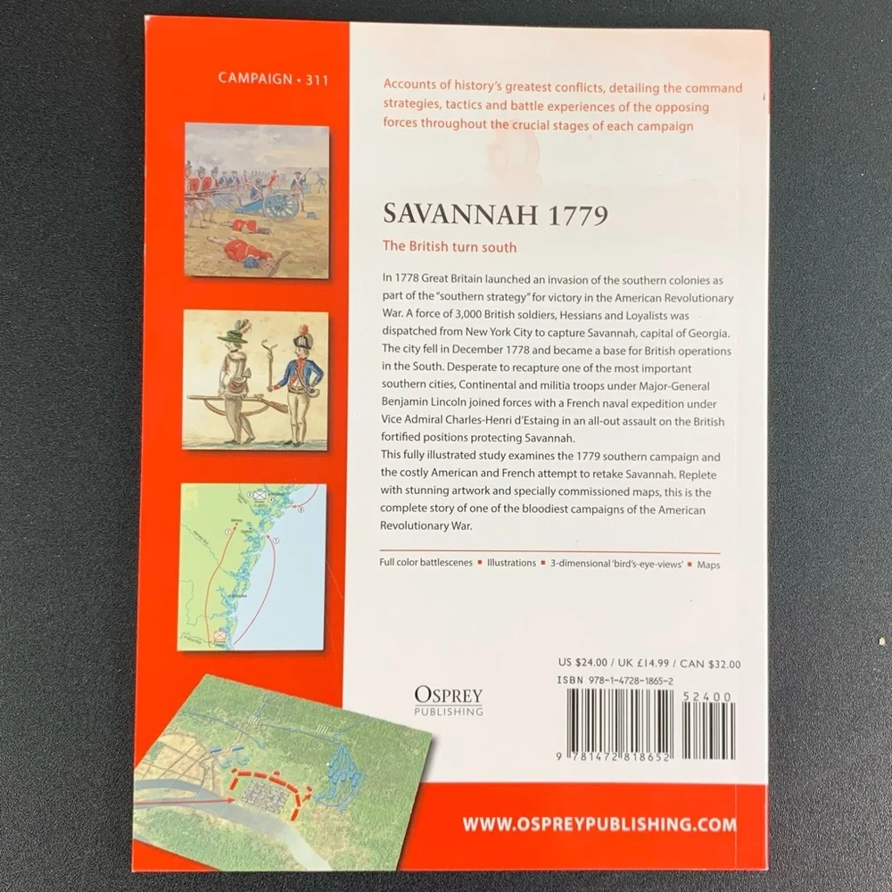 Savannah 1779: The British Turn South by S. Martin & B. Harris. 2017.